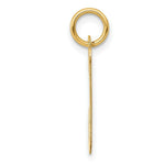 Load image into Gallery viewer, 14K Yellow Gold Medium Script Initial Letter J Charm Pendant