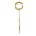 Load image into Gallery viewer, 14K Yellow Gold Medium Script Initial Letter L Charm Pendant