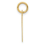 Load image into Gallery viewer, 14K Yellow Gold Medium Script Initial Letter T Charm Pendant