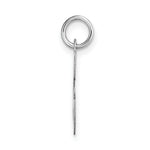 Load image into Gallery viewer, 14K White Gold Medium Script Initial Letter G Charm Pendant