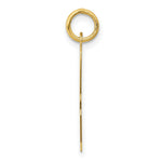 Load image into Gallery viewer, 14K Yellow Gold Large Script Initial Letter A Charm Pendant