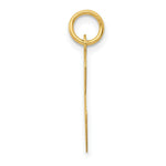 Load image into Gallery viewer, 14K Yellow Gold Large Script Initial Letter C Charm Pendant