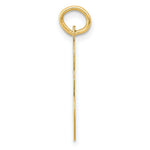 Load image into Gallery viewer, 14K Yellow Gold Large Script Initial Letter E Charm Pendant