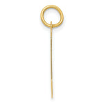 Load image into Gallery viewer, 14K Yellow Gold Large Script Initial Letter J Charm Pendant