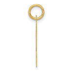 Load image into Gallery viewer, 14K Yellow Gold Large Script Initial Letter N Charm Pendant