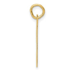 Load image into Gallery viewer, 14K Yellow Gold Large Script Initial Letter T Charm Pendant