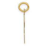Load image into Gallery viewer, 14K Yellow Gold Large Script Initial Letter V Charm Pendant