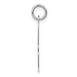 Load image into Gallery viewer, 14K White Gold Large Script Initial Letter A Charm Pendant