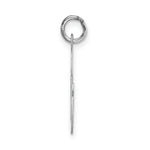 Load image into Gallery viewer, 14K White Gold Large Script Initial Letter G Charm Pendant