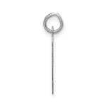 Load image into Gallery viewer, 14K White Gold Large Script Initial Letter P Charm Pendant