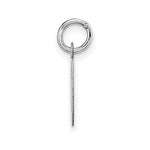 Load image into Gallery viewer, 14K White Gold Small Block Letter Initial D Charm Pendant