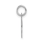 Load image into Gallery viewer, 14K White Gold Small Block Initial Letter S Charm Pendant