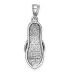 Load image into Gallery viewer, 14K White Gold Diamond Sandal Pendant