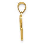 Load image into Gallery viewer, 14K Yellow Gold G Script Initial Letter Pendant