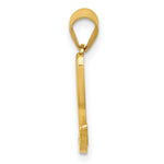 Load image into Gallery viewer, 14K Yellow Gold L Script Initial Letter Pendant