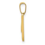 Load image into Gallery viewer, 14K Yellow Gold W Script Initial Letter Pendant