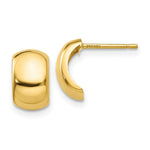 Load image into Gallery viewer, 14K Yellow Gold Polished Fancy Post Earrings 6mm width