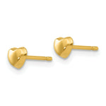 Load image into Gallery viewer, 14K Yellow Gold Polished Heart Post Earrings