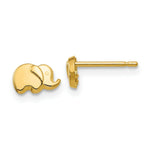 Load image into Gallery viewer, 14K Yellow Gold Polished Elephant Post Earrings