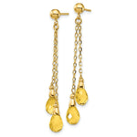 Load image into Gallery viewer, 14K Citrine Dangle Earrings
