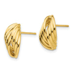 Load image into Gallery viewer, 14K Yellow Gold Polished Fancy Post Earrings