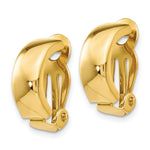 Load image into Gallery viewer, 14K Yellow Gold Non-Pierced Polished Earrings