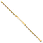 Load image into Gallery viewer, 14K Yellow Gold Two Strand Rope ID Bracelet  Length 7'' inches
