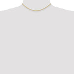 Load image into Gallery viewer, 14K Yellow Gold 2mm Handmade Regular Rope Chain Necklace  Length 14'' inches
