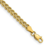 Load image into Gallery viewer, 14K Yellow Gold 2mm Handmade Regular Rope Chain Necklace  Length 14'' inches
