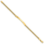 Load image into Gallery viewer, 14K Yellow Gold Two Strand Rope ID Bracelet  Length 7'' inches
