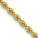 Load image into Gallery viewer, 14K Yellow Gold 2.75mm Handmade Regular Rope Chain Necklace  Length 16'' inches
