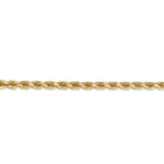 Load image into Gallery viewer, 14K Yellow Gold 4mm Diamond-cut Rope with Lobster Clasp Chain Necklace  Length 16'' inches

