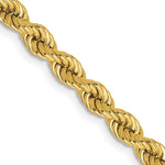 Load image into Gallery viewer, 14K Yellow Gold 4mm Handmade Regular Rope Chain Necklace  Length 18'' inches
