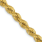 Load image into Gallery viewer, 14K Yellow Gold 5mm Handmade Regular Rope Chain Necklace  Length 18'' inches
