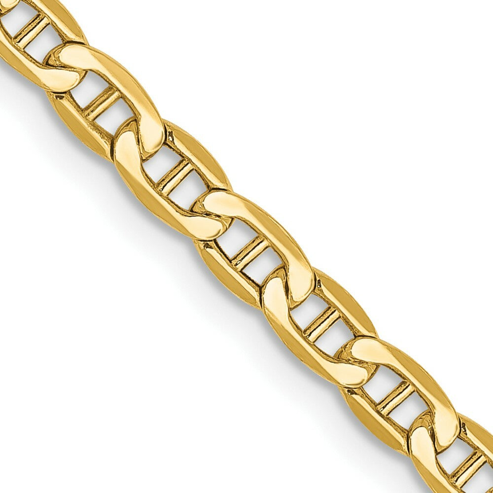 10k Yellow Gold 3.20mm Semi-Solid Anchor Chain  length: 16 inches