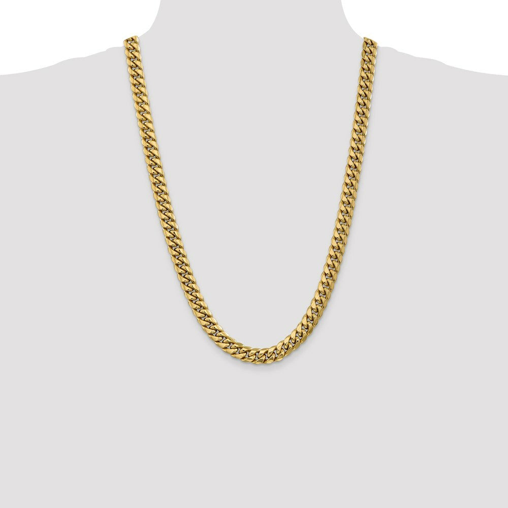 10K Yellow Gold 9.3 mm Miami Cuban Chain  length: 22 inches