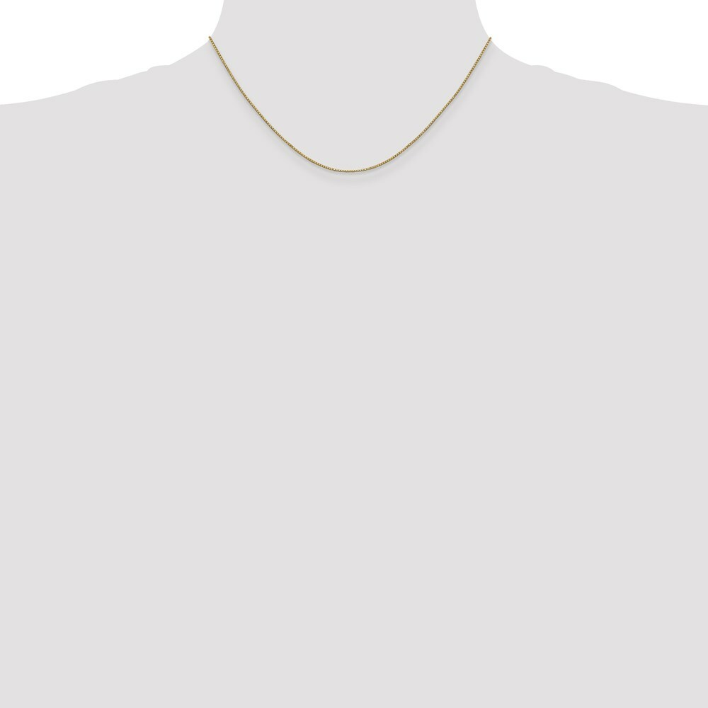 10K Yellow Gold .90mm Box Chain Necklace  Length 16'' inches