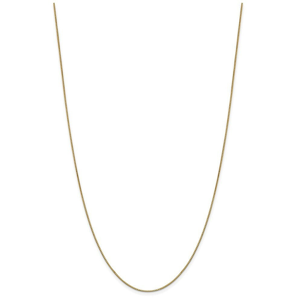 10K Yellow Gold .90mm Box Chain Necklace  Length 16'' inches