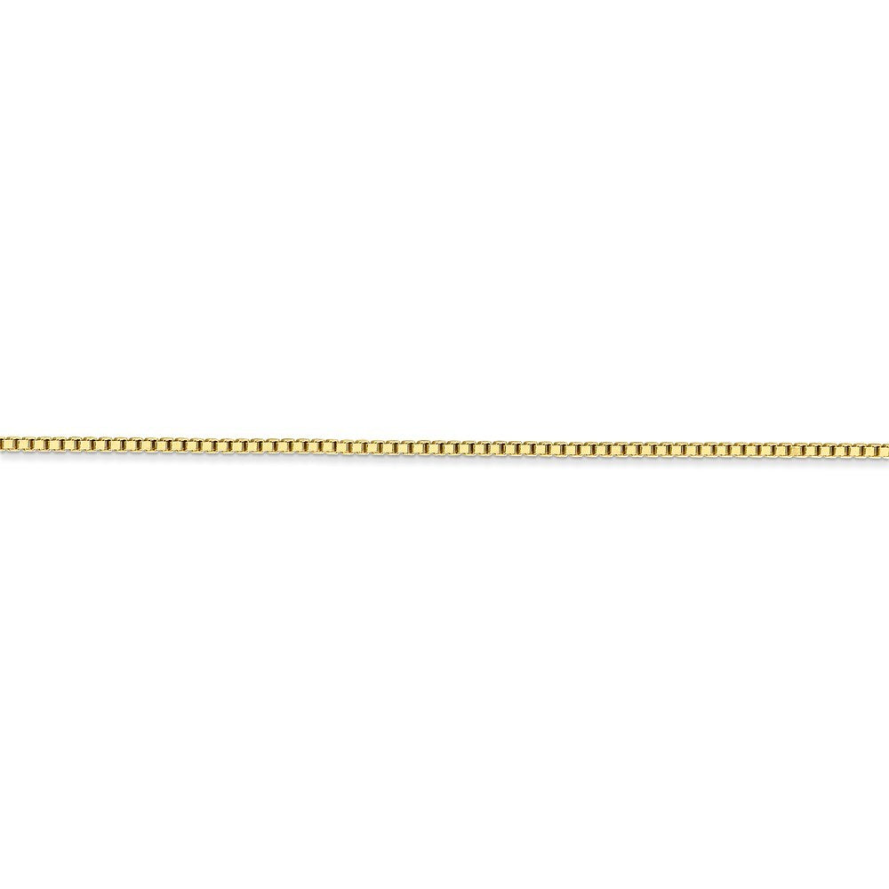 10K Yellow Gold 1.25mm Box Chain Necklace  Length 16'' inches