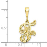 Load image into Gallery viewer, 10K Yellow Gold Script Initial Letter B Charm
