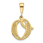 Load image into Gallery viewer, 10K Yellow Gold Script Initial Letter B Charm
