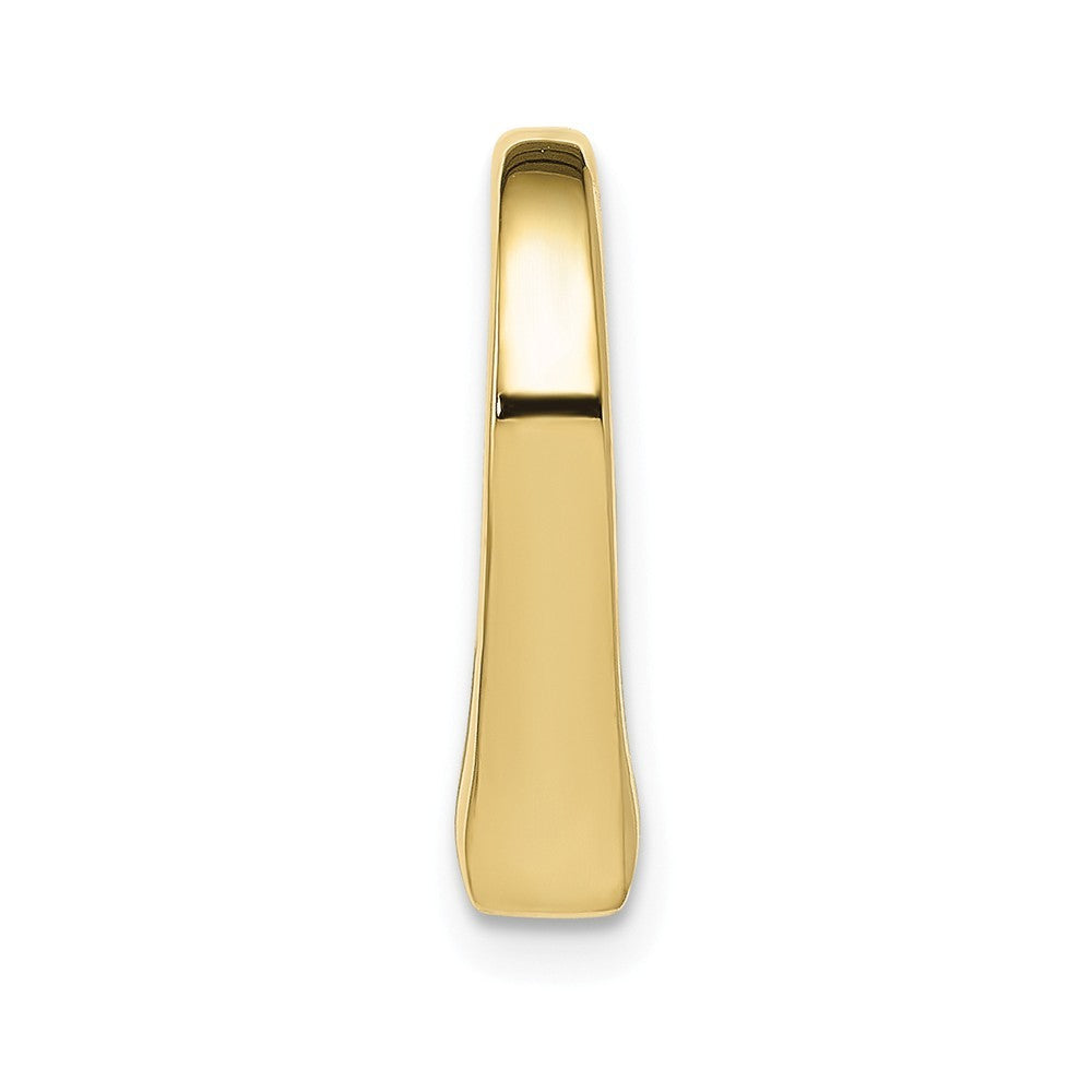 10K Yellow Gold Polished Heart Chain Slide