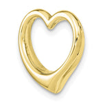 Load image into Gallery viewer, 10K Yellow Gold Polished Heart Chain Slide
