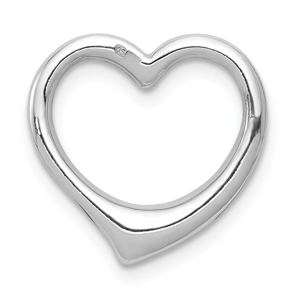 10K Yellow Gold Polished Heart Chain Slide
