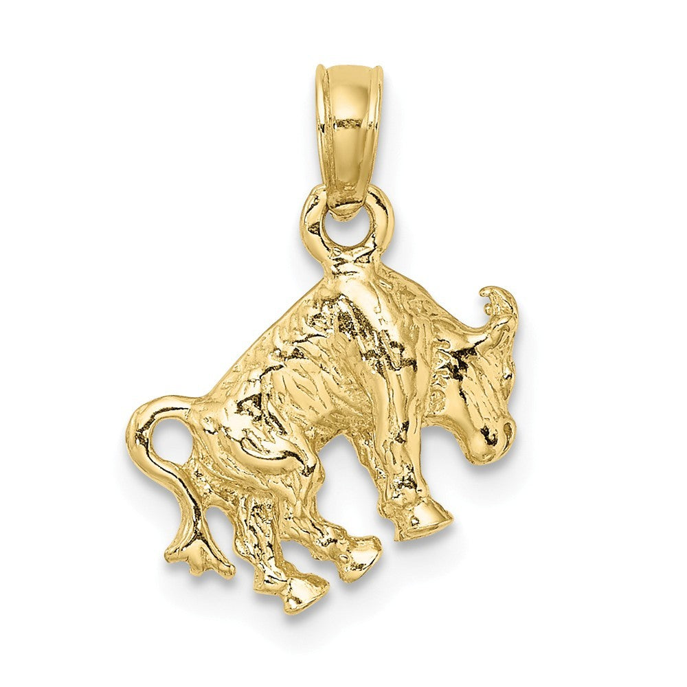 10K Yellow Gold 3-D Scorpio Zodiac Pendant
