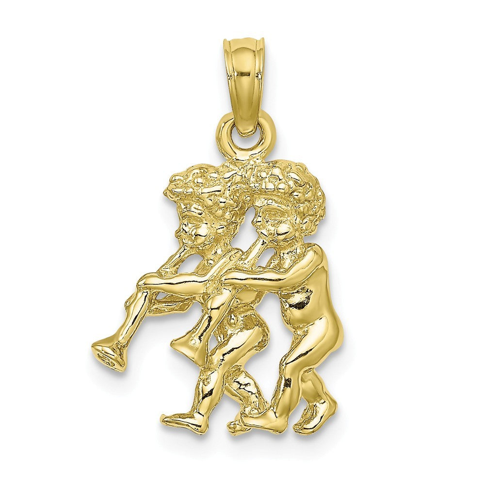 10K Yellow Gold 3-D Scorpio Zodiac Pendant