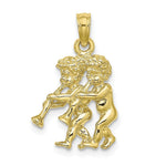 Load image into Gallery viewer, 10K Yellow Gold 3-D Scorpio Zodiac Pendant
