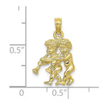 Load image into Gallery viewer, 10K Yellow Gold 3-D Scorpio Zodiac Pendant
