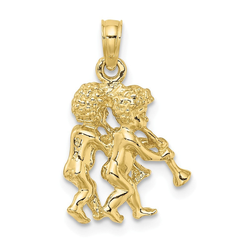10K Yellow Gold 3-D Scorpio Zodiac Pendant