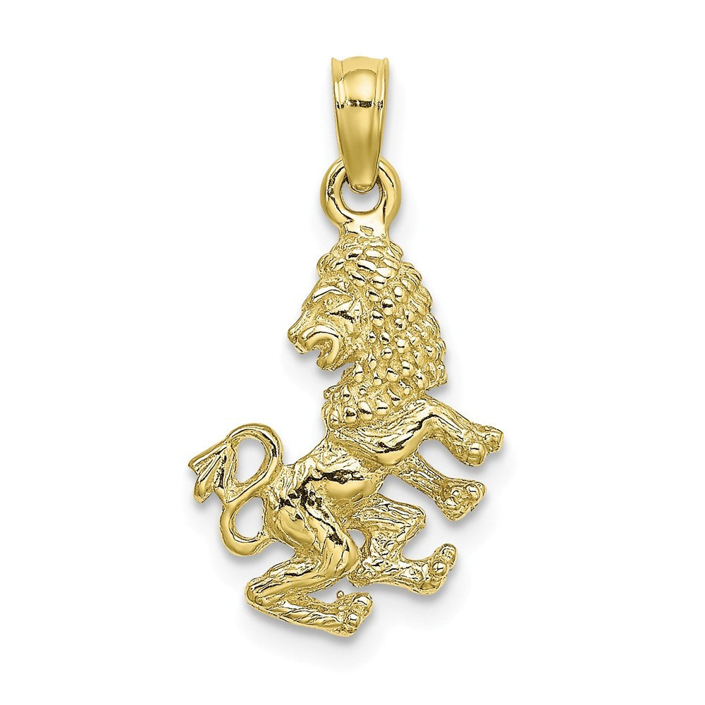 10K Yellow Gold 3-D Scorpio Zodiac Pendant
